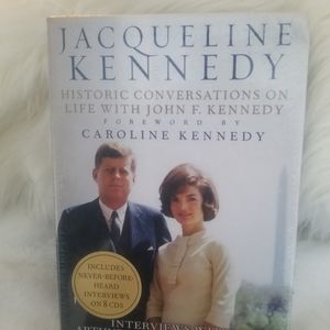 Jacqueline  Kennedy conversations on life with JFK. Hardcover book plus 8 cds